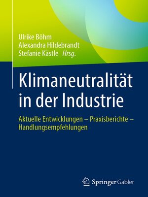 cover image of Klimaneutralität in der Industrie